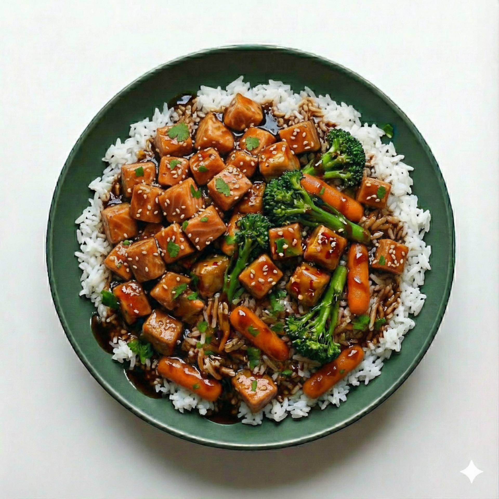 Teriyaki Salmon Bowl