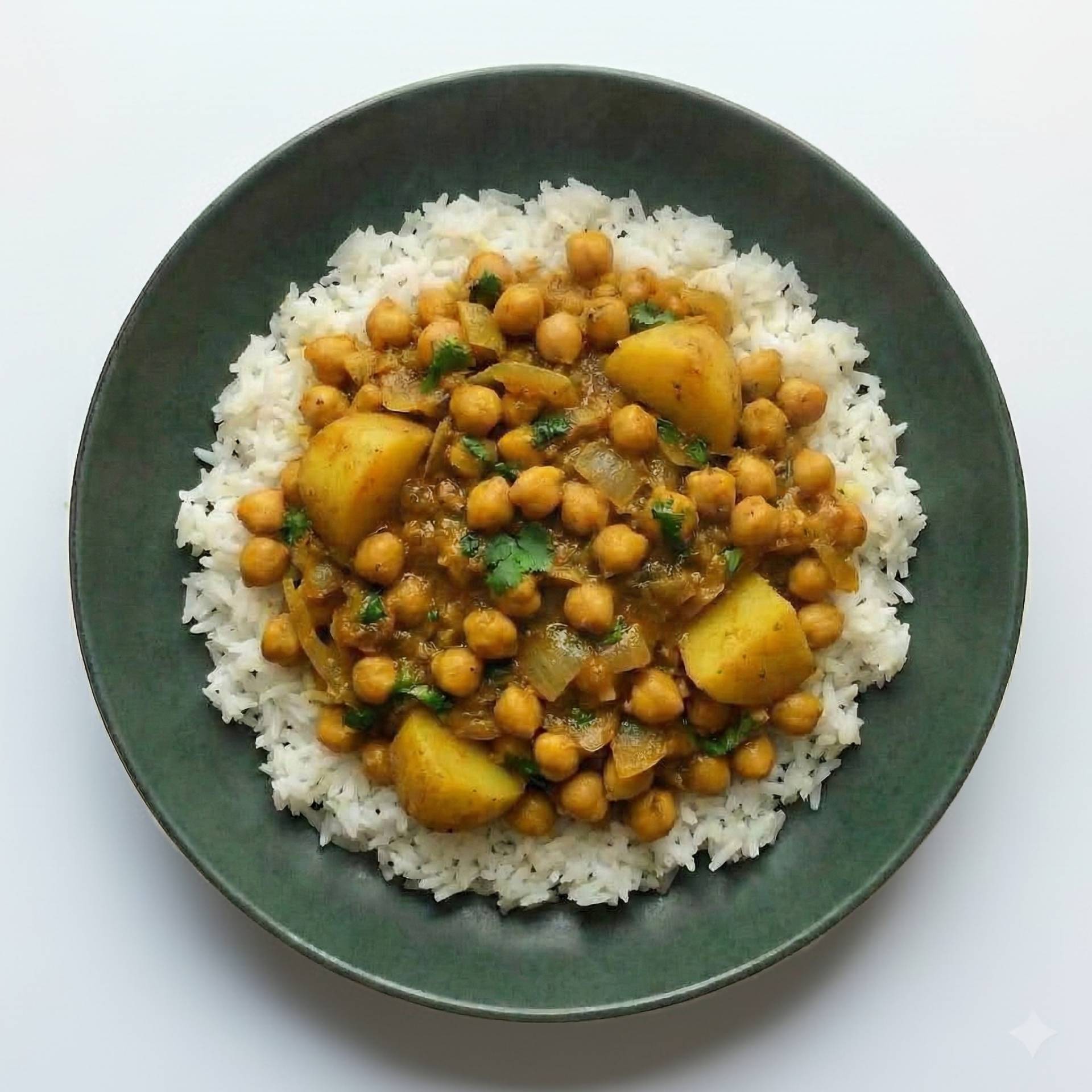Curry Chickpeas & Potatoes